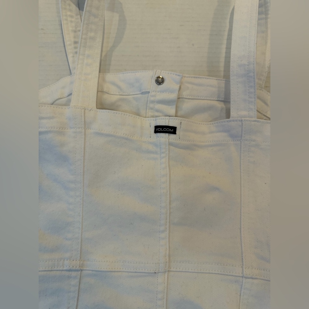 Volcom White Strapless Button-Front Midi Dress Wi… - image 7